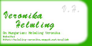 veronika helmling business card